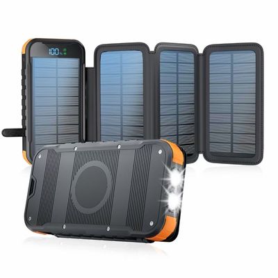 kwaliteit  Multifunctional Mah Solar Powerbank Power Charger Wireless Charging Power Bank 16000 Station Fast Charging Support Customization For Outdoor fabriek